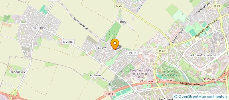 localisation de l'entreprise MONSIEUR JEREMY MESERAY  SAINT-GERMAIN-LA-BLANCHE-HERBE