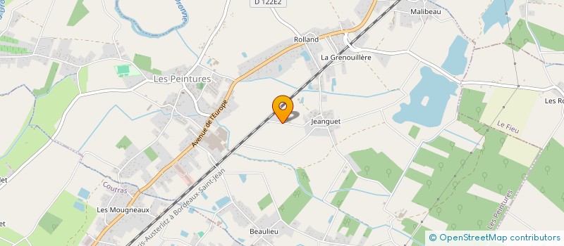 localisation de l'entreprise MONSIEUR JEREMY MESTREAU  LES PEINTURES