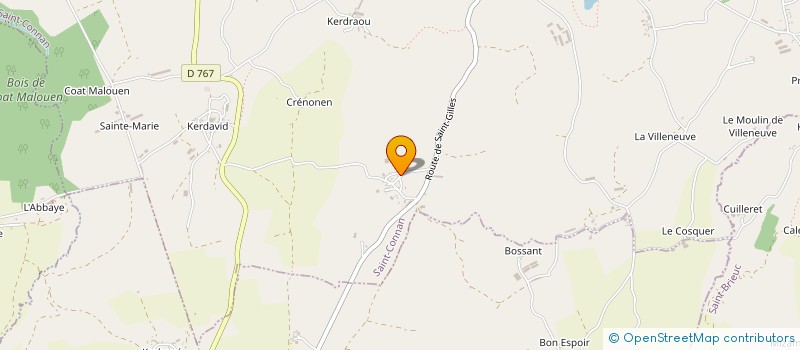 localisation de l'entreprise MONSIEUR JEREMY MEUNIER  SAINT-CONNAN