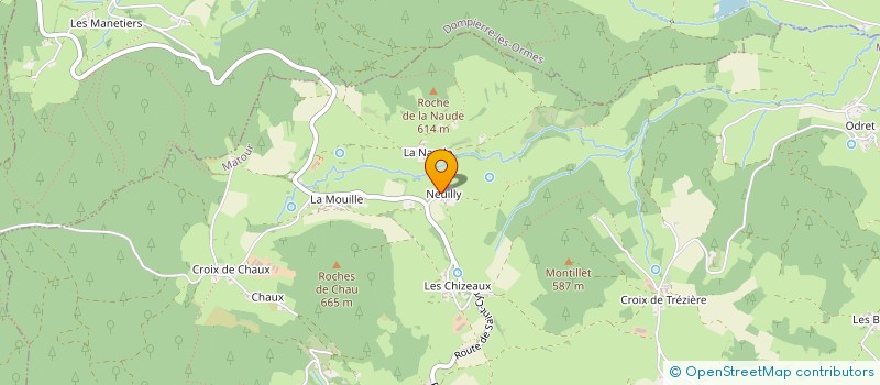 localisation de l'entreprise MONSIEUR JEREMY MIDEY  TRAMAYES