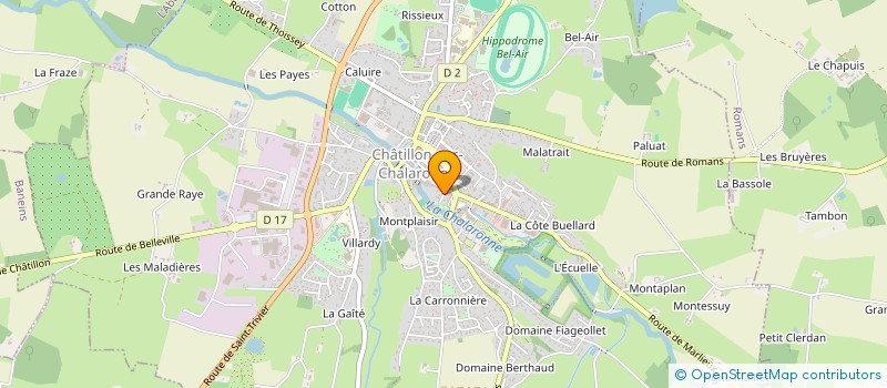 localisation de l'entreprise MONSIEUR JEREMY MIETTE à CHATILLON-SUR-CHALARONNE