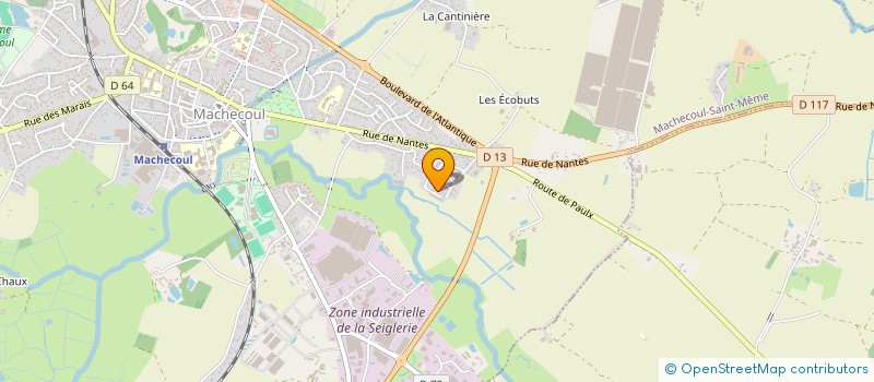 localisation de l'entreprise MONSIEUR JEREMY MIGRAN à MACHECOUL-SAINT-MEME