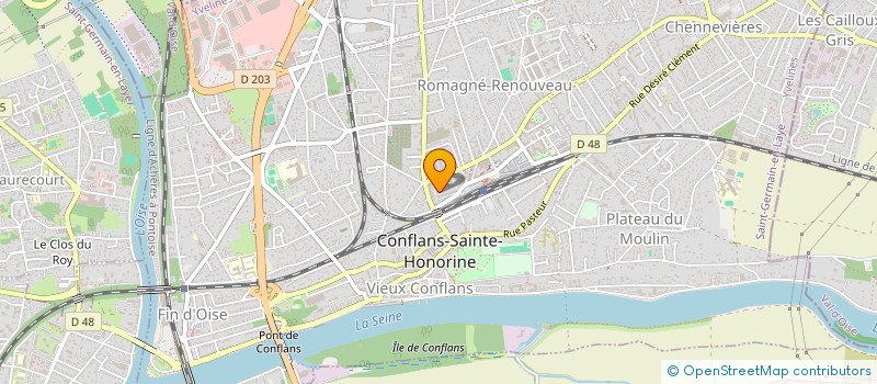 localisation de l'entreprise MONSIEUR JEREMY MINGUENEAU  CONFLANS-SAINTE-HONORINE