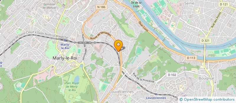 localisation de l'entreprise MONSIEUR JEREMY MIRANDA à LOUVECIENNES