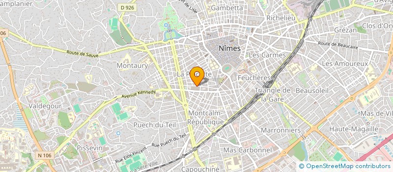 localisation de l'entreprise MONSIEUR JEREMY MOINE  NIMES