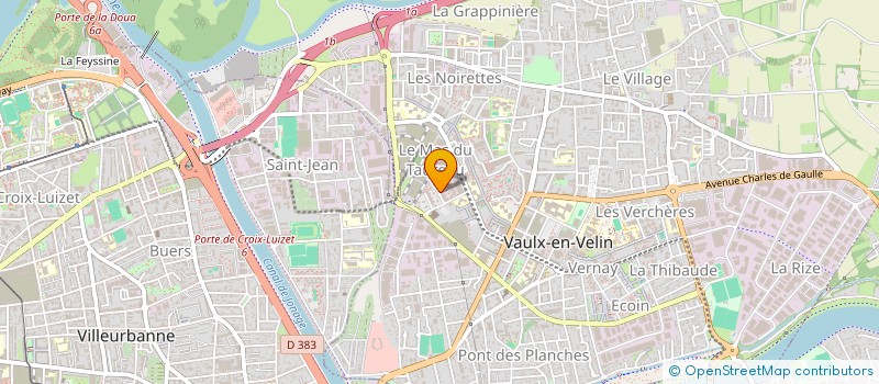 localisation de l'entreprise MONSIEUR JEREMY MOKONGA TABWALA  VAULX-EN-VELIN