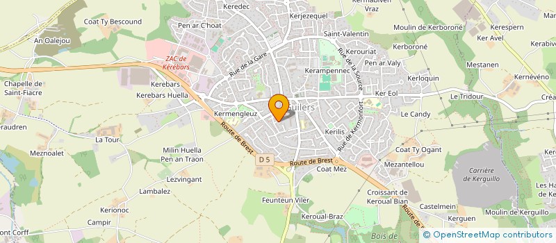 localisation de l'entreprise MONSIEUR JEREMY MOLAY  GUILERS