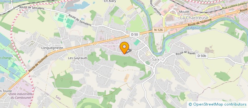 localisation de l'entreprise MONSIEUR JEREMY MOLY  SAIX