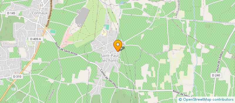 localisation de l'entreprise MONSIEUR JEREMY MONCORGE  SAINT-PAUL-LES-FONTS