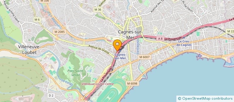 localisation de l'entreprise MONSIEUR JEREMY MONNET à CAGNES-SUR-MER