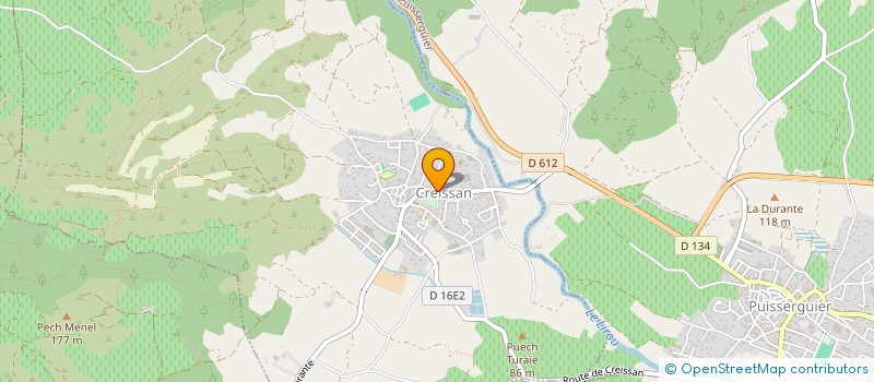 localisation de l'entreprise MONSIEUR JEREMY MONTAGNE  CREISSAN