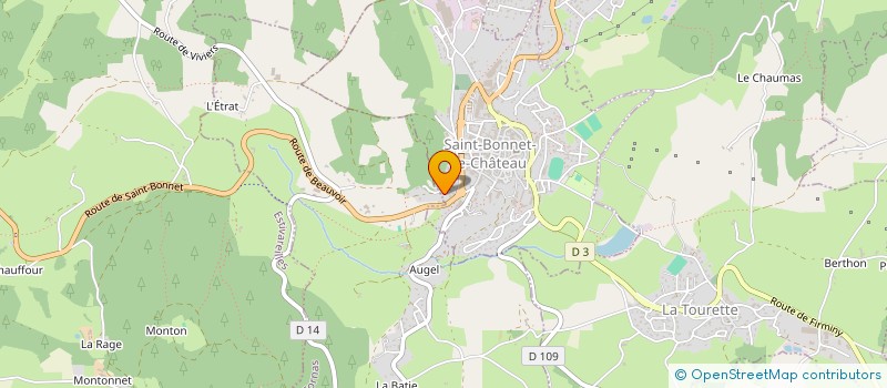 localisation de l'entreprise MONSIEUR JEREMY MONTCEL  SAINT-BONNET-LE-CHATEAU