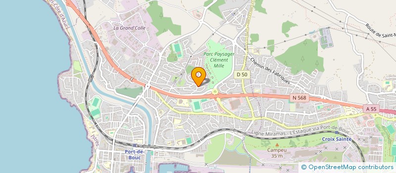 localisation de l'entreprise MONSIEUR JEREMY MONTGRANDI  PORT-DE-BOUC