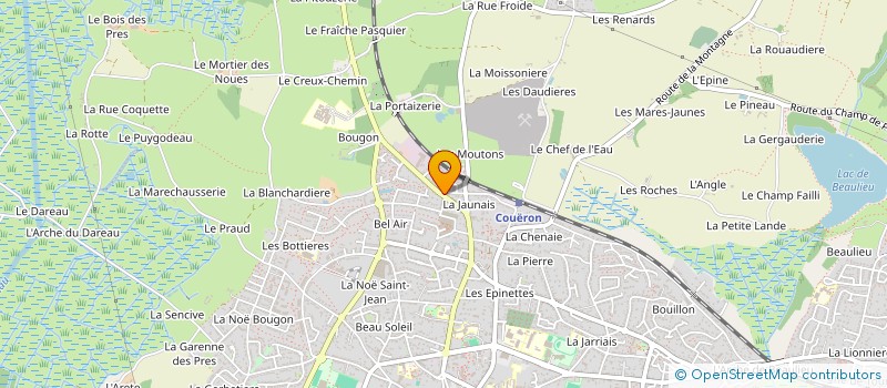 localisation de l'entreprise MONSIEUR JEREMY MORAND à COUERON