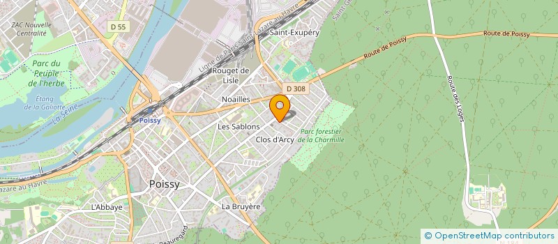 localisation de l'entreprise MONSIEUR JEREMY MOREAU  POISSY