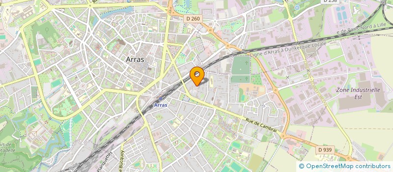 localisation de l'entreprise MONSIEUR JEREMY MORNET--COAT à ARRAS