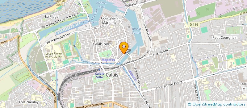 localisation de l'entreprise MONSIEUR JEREMY MOULIN  CALAIS