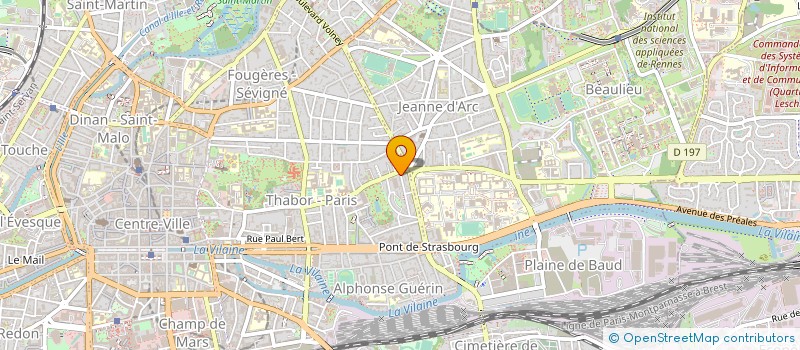 localisation de l'entreprise MONSIEUR JEREMY MOUNIE  RENNES