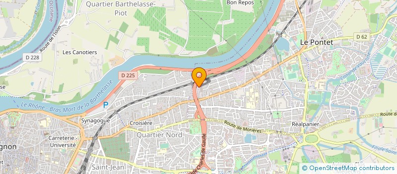 localisation de l'entreprise MONSIEUR JEREMY MOUTET  LE PONTET