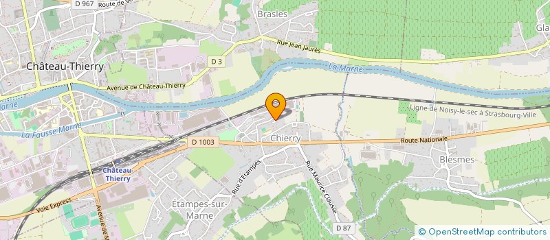 localisation de l'entreprise MONSIEUR JEREMY MULLER  FORGES