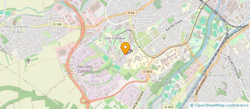 localisation de l'entreprise MONSIEUR JEREMY MULLER  MULHOUSE