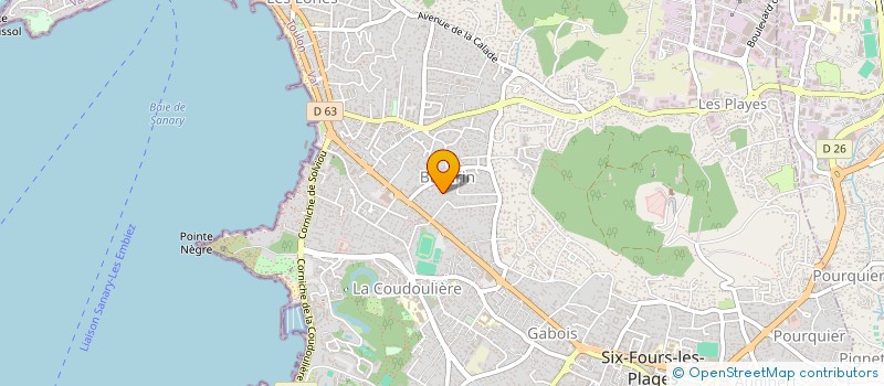 localisation de l'entreprise MONSIEUR JEREMY NEGREL à SIX-FOURS-LES-PLAGES