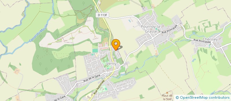 localisation de l'entreprise MONSIEUR JEREMY NEGRIER  VERNY