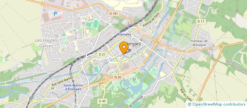 localisation de l'entreprise MONSIEUR JEREMY NENA  ETAMPES