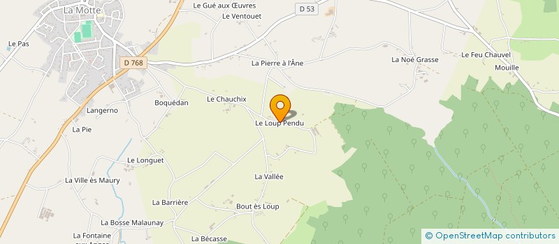 localisation de l'entreprise MONSIEUR JEREMY NEVO à LA MOTTE