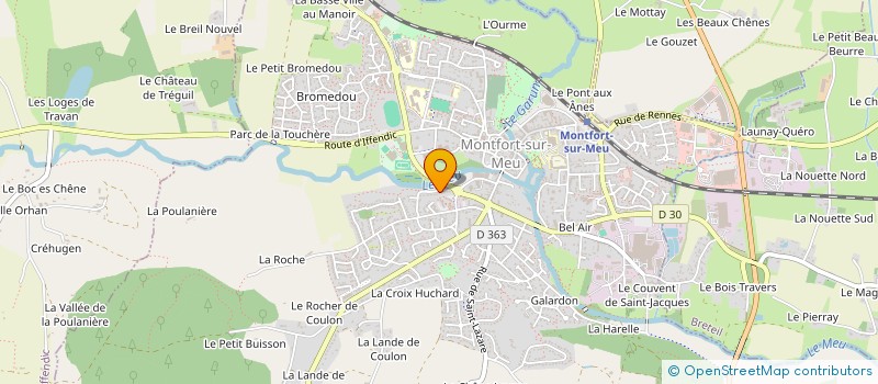 localisation de l'entreprise MONSIEUR JEREMY NEVOT  MONTFORT-SUR-MEU