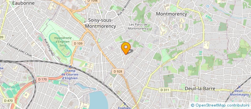 localisation de l'entreprise MONSIEUR JEREMY NGADJOU  SOISY-SOUS-MONTMORENCY