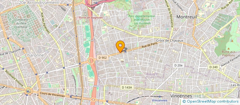 localisation de l'entreprise MONSIEUR JEREMY NGUYEN à MONTREUIL