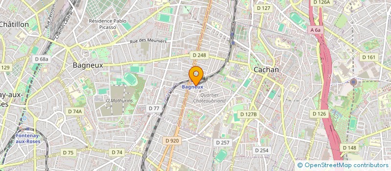 localisation de l'entreprise MONSIEUR JEREMY NICOLAS  CACHAN