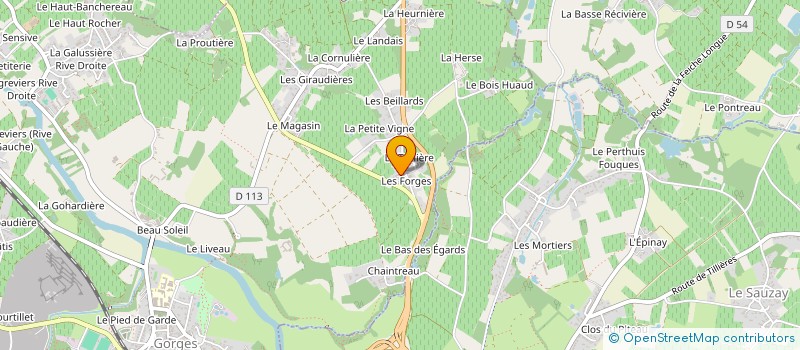 localisation de l'entreprise MONSIEUR JEREMY NOEL  GORGES