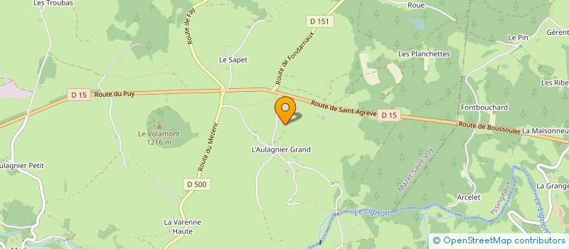 localisation de l'entreprise MONSIEUR JEREMY NOUVET  MAZET-SAINT-VOY