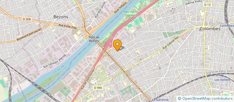 localisation de l'entreprise MONSIEUR JEREMY NUNES  COLOMBES