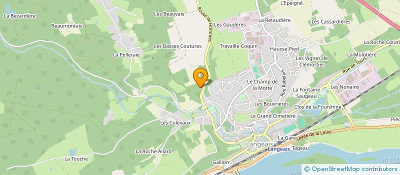 localisation de l'entreprise MONSIEUR JEREMY NYE  LANGEAIS