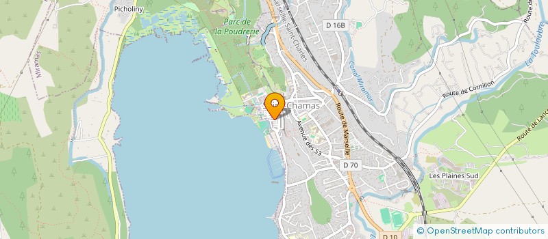 localisation de l'entreprise MONSIEUR JEREMY ODILE  SAINT-CHAMAS