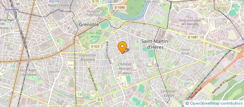 localisation de l'entreprise MONSIEUR JEREMY ODIN  GRENOBLE