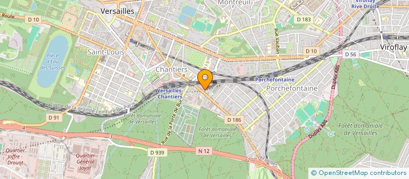 localisation de l'entreprise MONSIEUR JEREMY OKKADJIAN à VERSAILLES