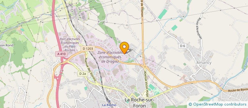 localisation de l'entreprise MONSIEUR JEREMY OURS  LA ROCHE-SUR-FORON