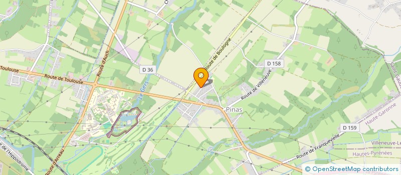 localisation de l'entreprise MONSIEUR JEREMY OZON  PINAS