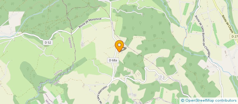 localisation de l'entreprise MONSIEUR JEREMY PACAUD  MONTAGNE