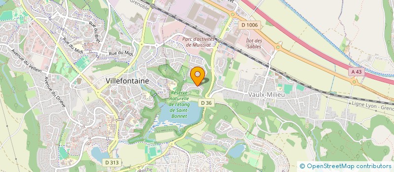 localisation de l'entreprise MONSIEUR JEREMY PADILLA  VAULX-MILIEU