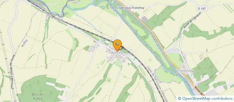 localisation de l'entreprise MONSIEUR JEREMY PAILLOT  ROFFEY