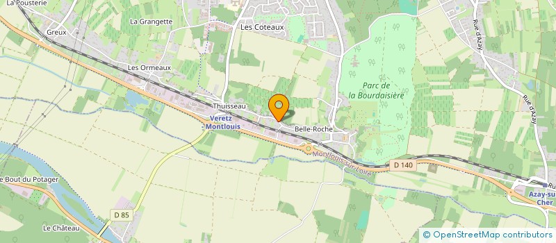 localisation de l'entreprise MONSIEUR JEREMY PAISOT  MONTLOUIS-SUR-LOIRE