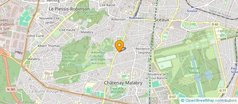 localisation de l'entreprise MONSIEUR JEREMY PAOLETTI à CHATENAY-MALABRY