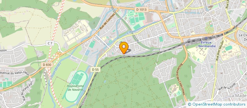 localisation de l'entreprise MONSIEUR JEREMY PAPIUS  EVREUX