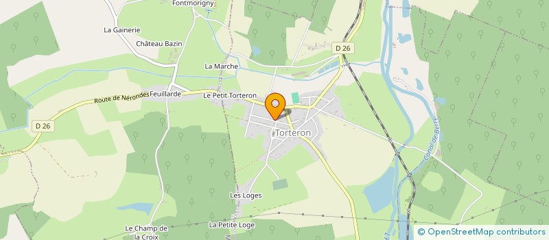 localisation de l'entreprise MONSIEUR JEREMY PAPONNEAU à TORTERON