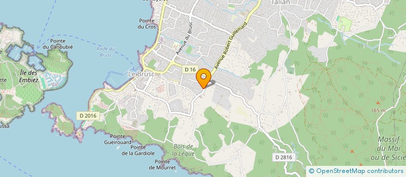 localisation de l'entreprise MONSIEUR JEREMY PAQUIER à SIX-FOURS-LES-PLAGES